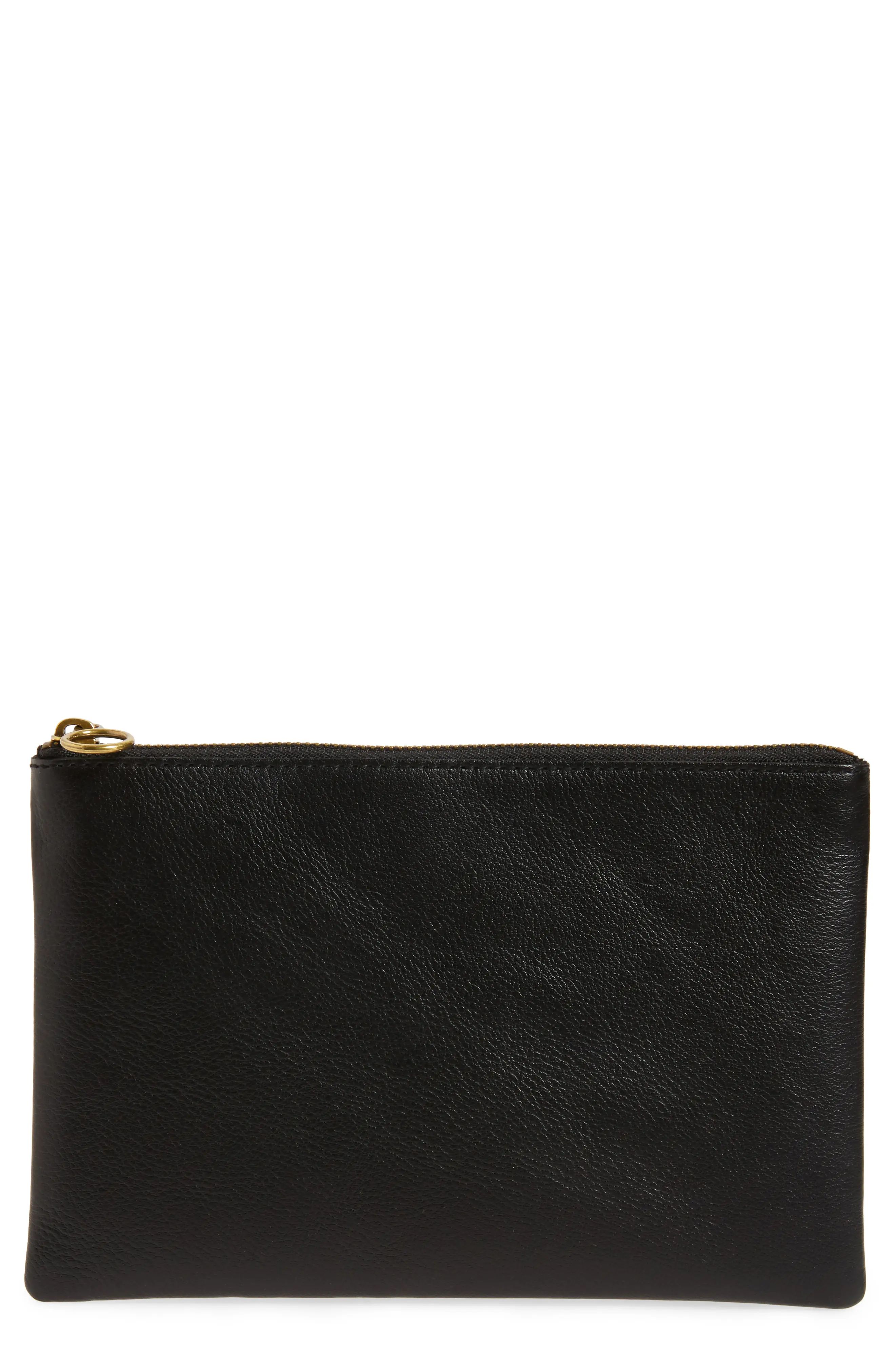 Madewell The Leather Pouch Clutch | Nordstrom