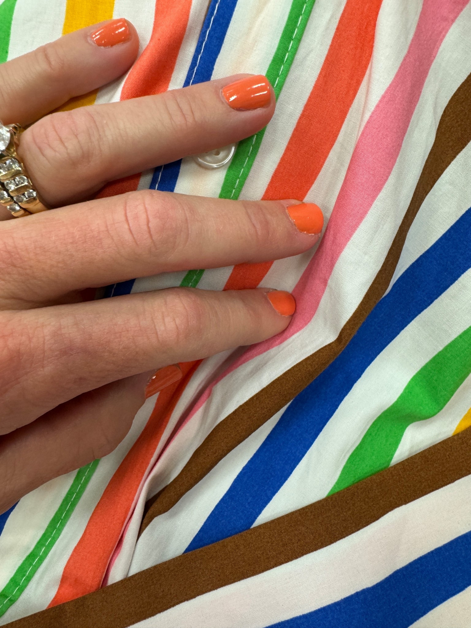 When you match your nails to your dress - but not on purpose. ❤️ 