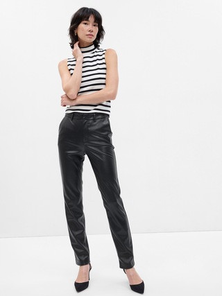 Vegan Leather Downtown Trousers | Gap (US)
