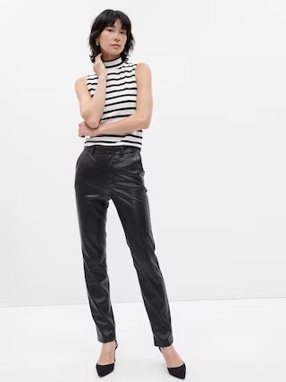 Vegan Leather Downtown Trousers | Gap (US)