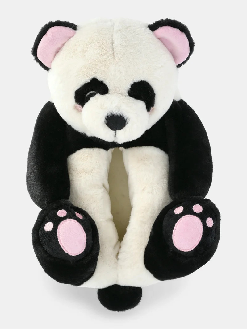 Feetmoji Women's Plush Animal Slippers | Walmart (US)