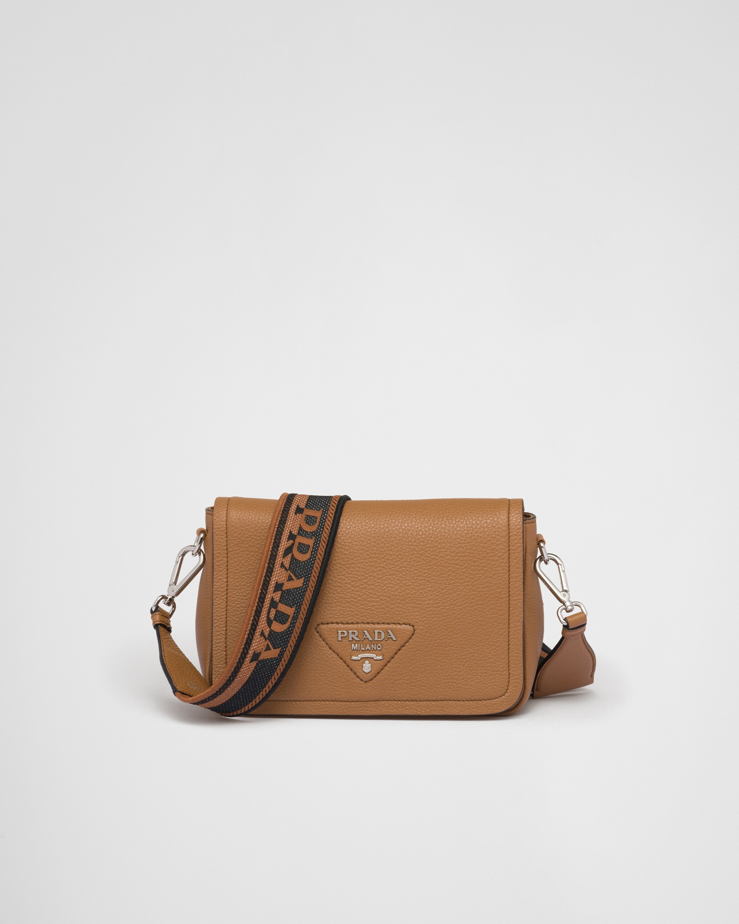 Leather shoulder bag | Prada US