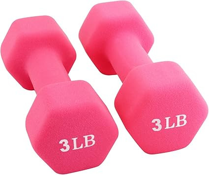Portzon 10 Colors Options Compatible with Set of 2 Neoprene Dumbbell,1-15 LB, Anti-Slip, Anti-rol... | Amazon (US)