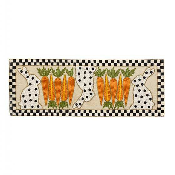 MacKenzie-Childs | Courtly Carrot Beaded Table Runner | MacKenzie-Childs