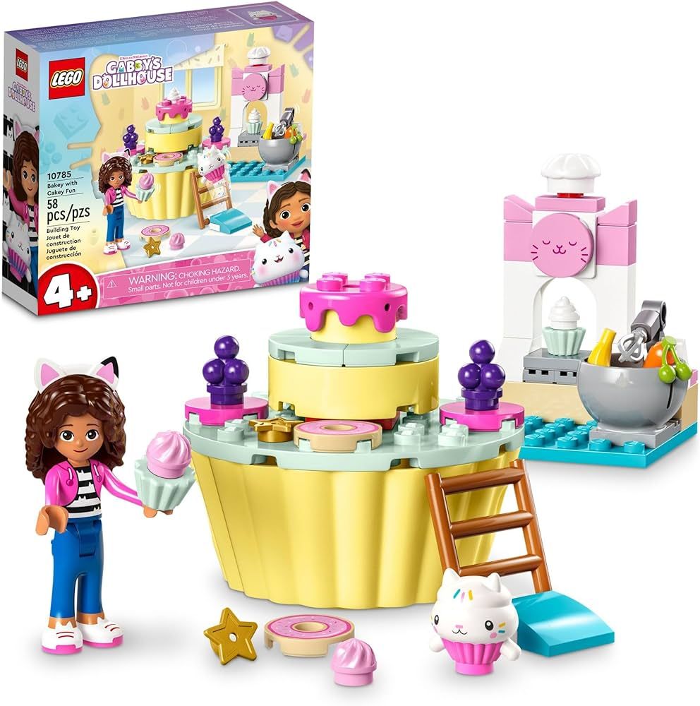 LEGO Gabby's Dollhouse Bakey with Cakey Fun 10785 Building Toy Set for Fans of The DreamWorks Ani... | Amazon (US)