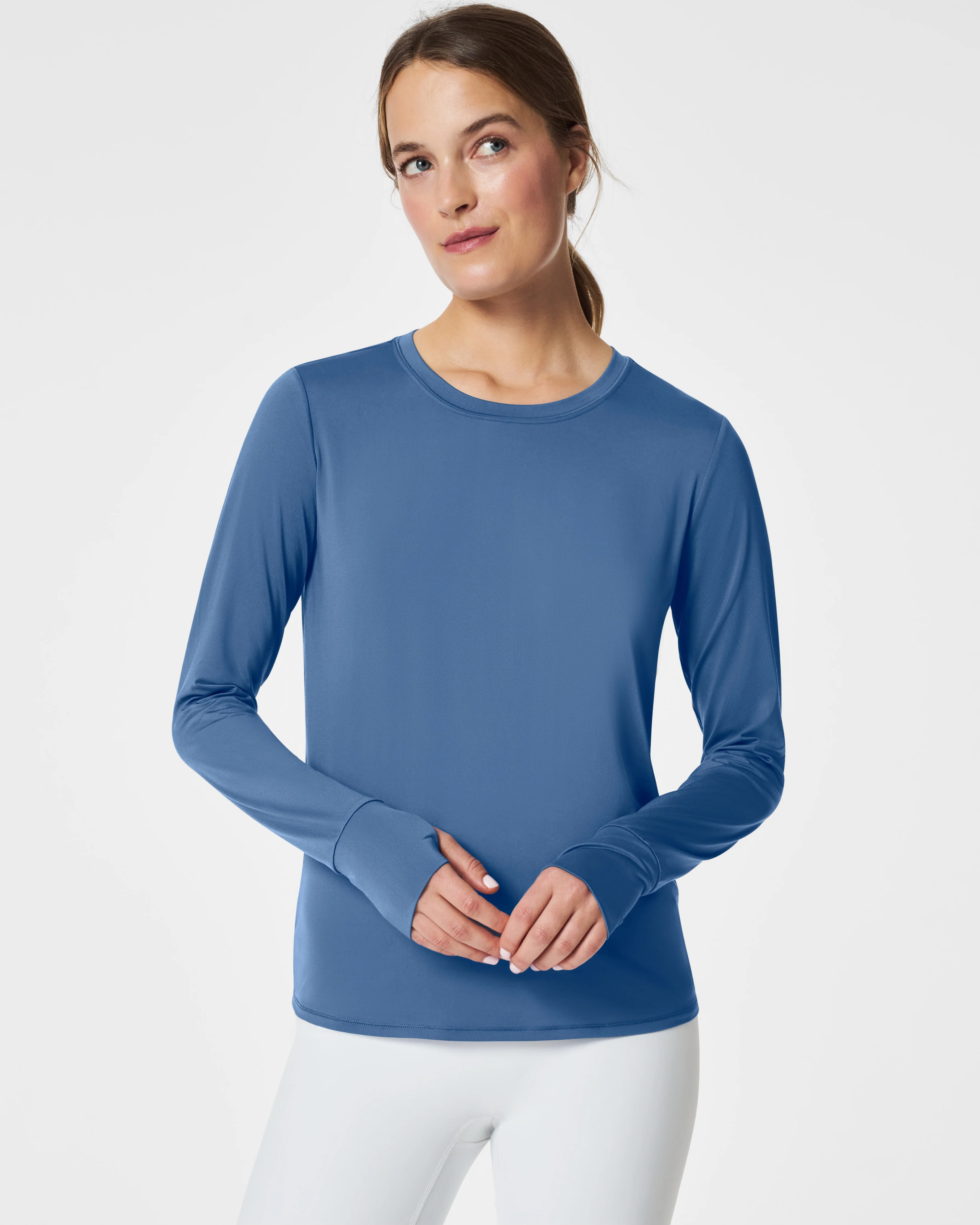 Butter Wrap Back Long-Sleeve Tee | Spanx
