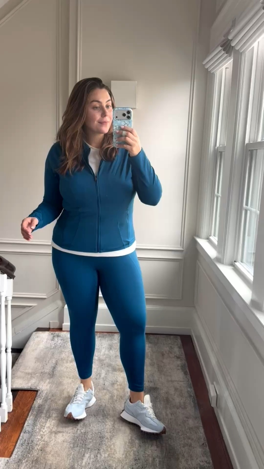 Wearing size 1X in jacket & leggings (use CARALYN15 at Spanx), XXL Tall in t-shirt 

#LTKmomlife #LTKActive #LTKMidsize