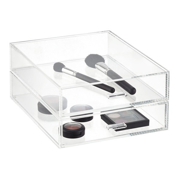 Portrait Acrylic Paper Drawer | The Container Store