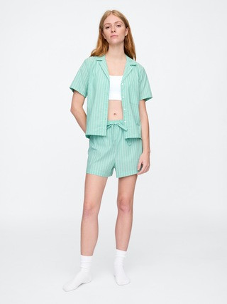 Poplin PJ Shorts | Gap Factory