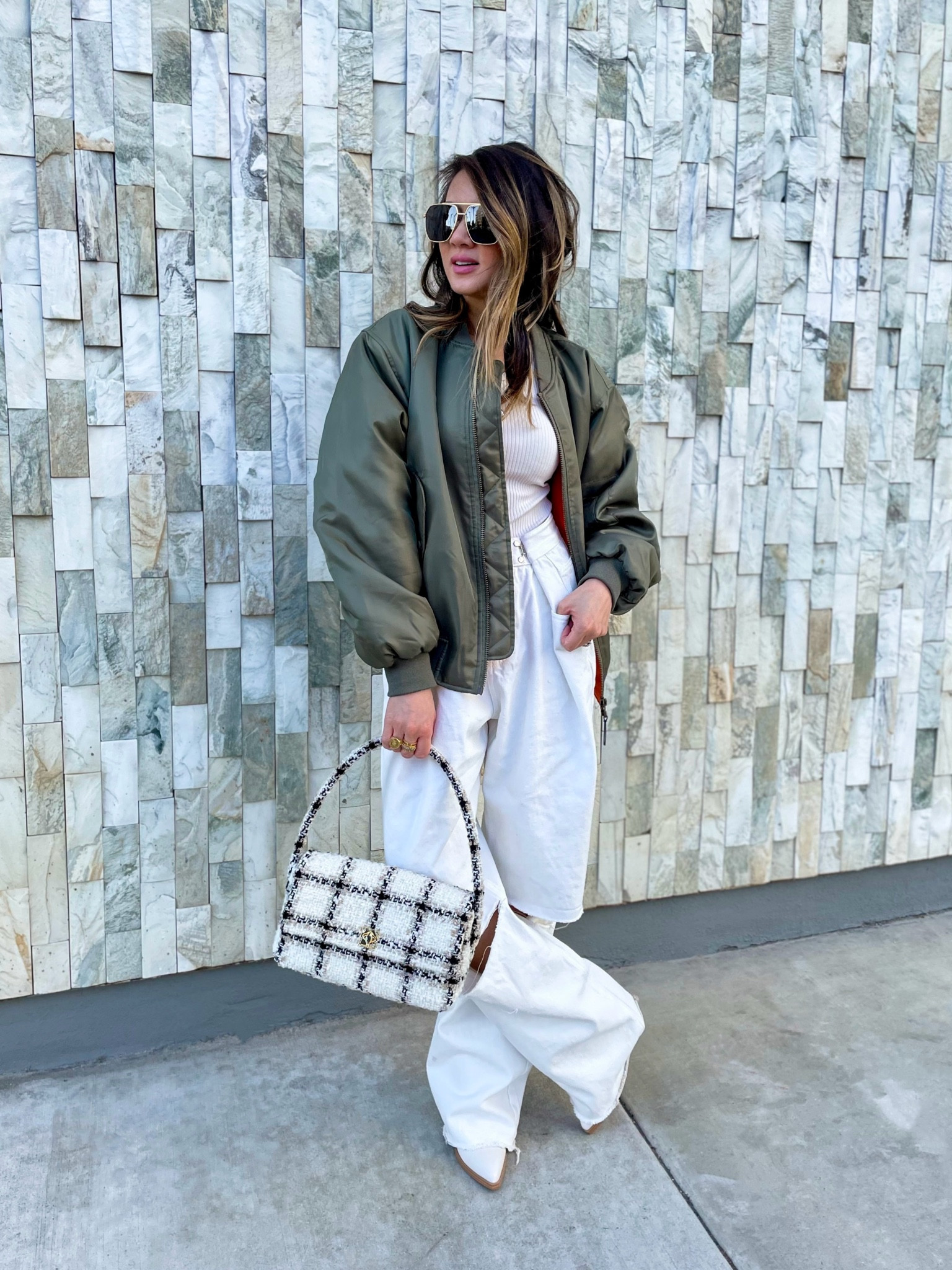 Sale alert! 🚨 A best seller—found my Anine Bing bomber on sale in a beautiful champagne color! One of my most worn jackets year round! Trust me, it’s SO good! Linking a few other Anine Bing favs on sale! 

Bomber jacket, Anine Bing, jacket, summer outfit, blazer, jeans, tops, dresses, sale, designer bag, The Stylizt




#LTKSaleAlert #LTKStyleTip #LTKSeasonal