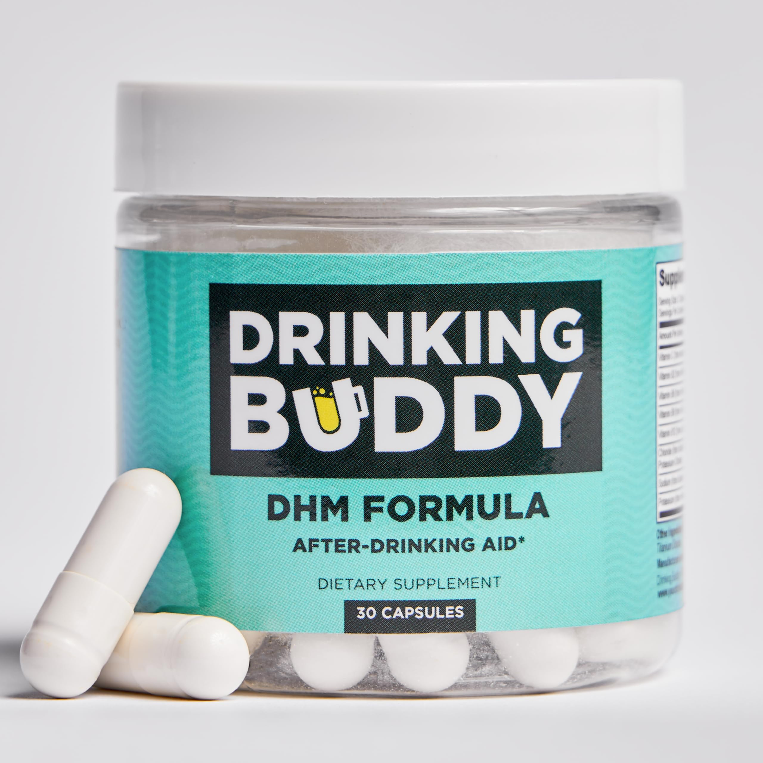Drinking Buddy, After-Drinking Aid with DHM, Prickly Pear, L-Cystine and L-Theanine, Milk Thistle... | Amazon (US)