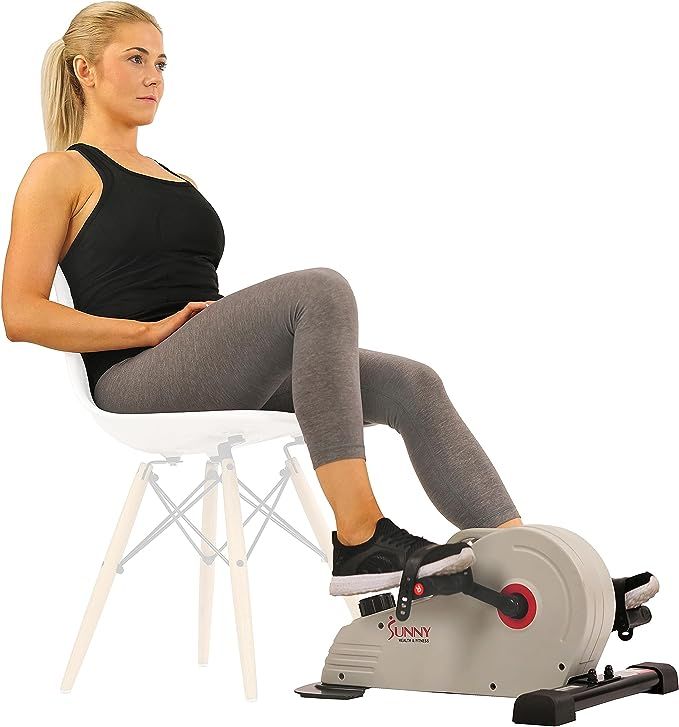 Sunny Health & Fitness Magnetic Under Desk Pedal Exerciser, Dual Function Mini Exercise Cycle Bik... | Amazon (US)