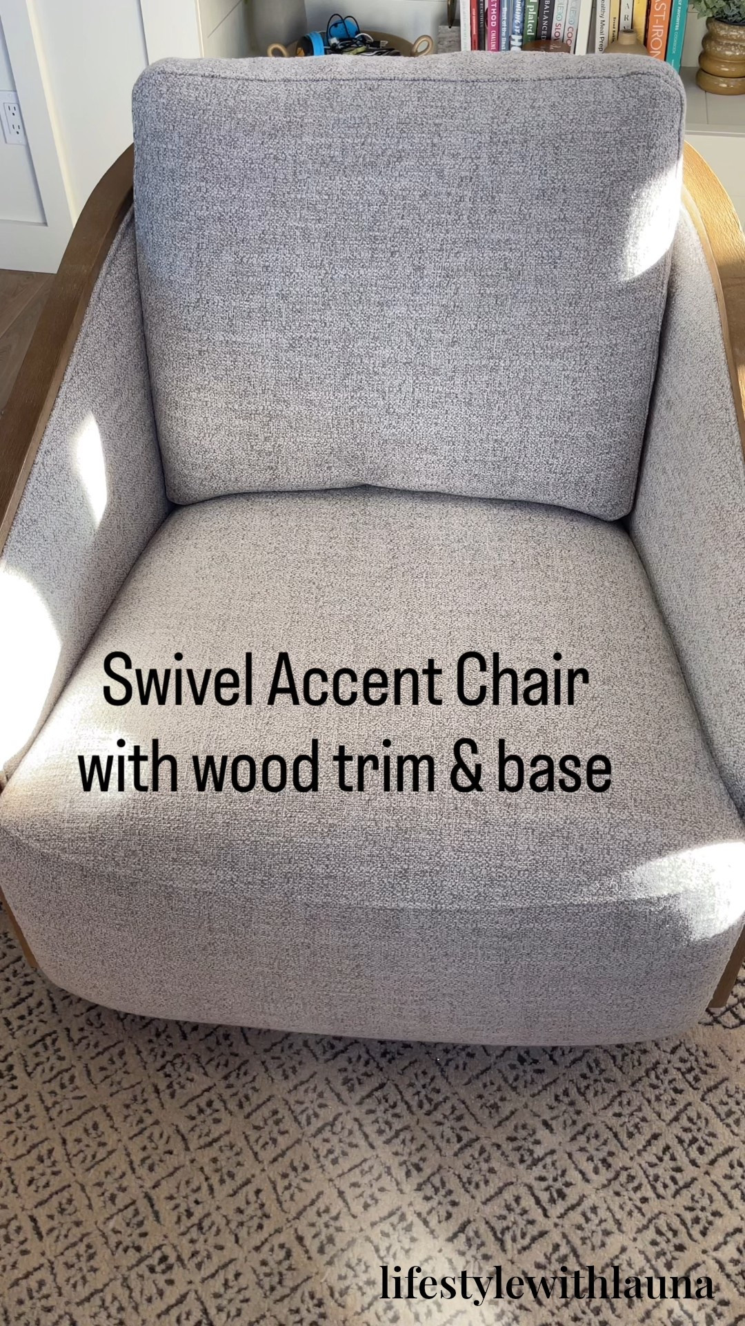 Would buy again! Beautiful upholstered wood trim/base swivel accent chair! I have a pair facing the fireplace. High quality & comfortable! I have the gray but it’s a very warm color. Not much of a gray shade. 
Throw pillow & area rug also on sale!
Let me know if you have any questions!

#blackfriday #swivelchairs #homeinterior #wouldbuyagain #livingroomfurniture #affordable #wayfair #lifestylewithlauna

#LTKHome #LTKSaleAlert #LTKCyberWeek