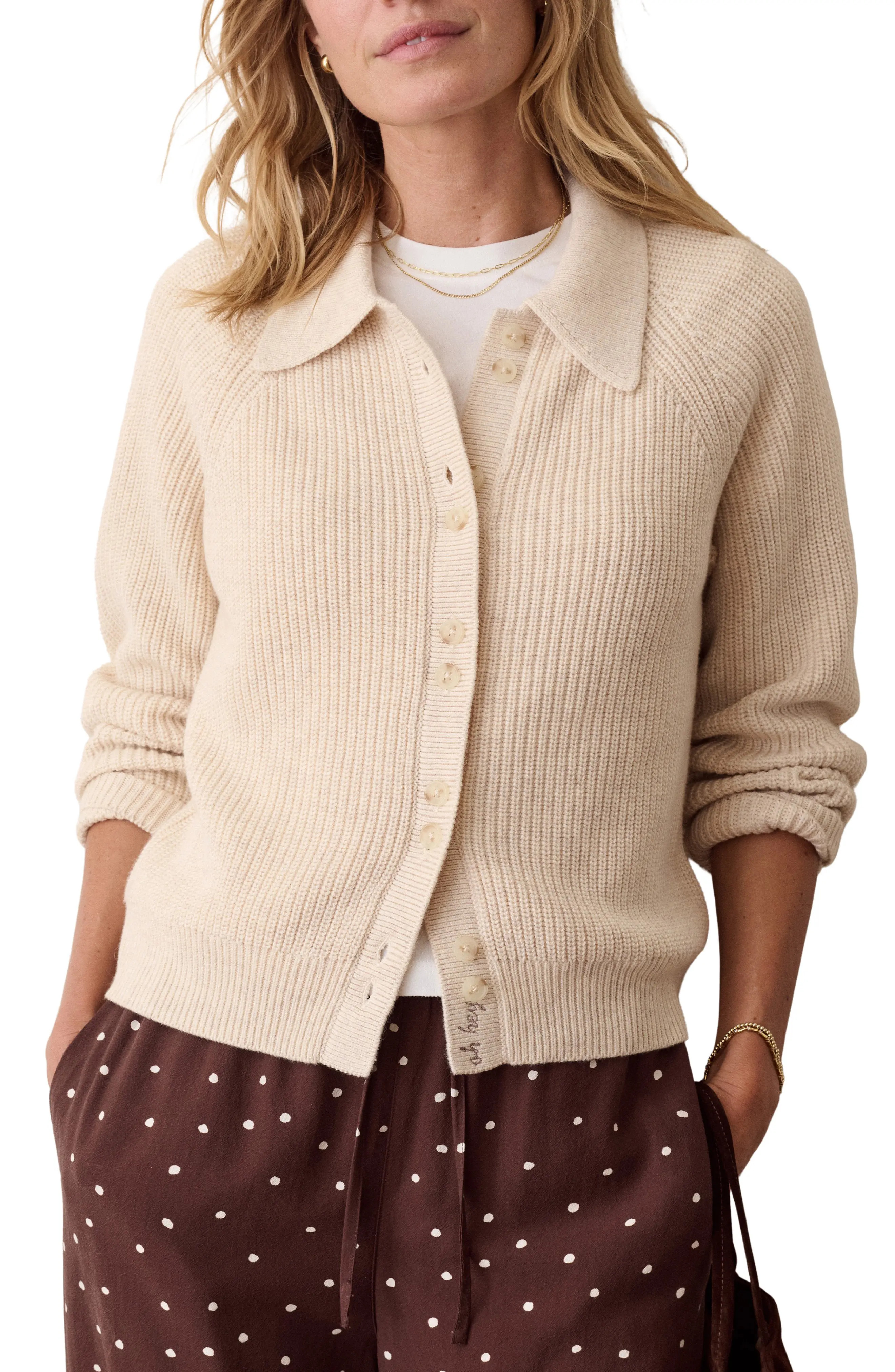 Marine Layer Parker Collared Cardigan (Women) | Nordstrom | Nordstrom