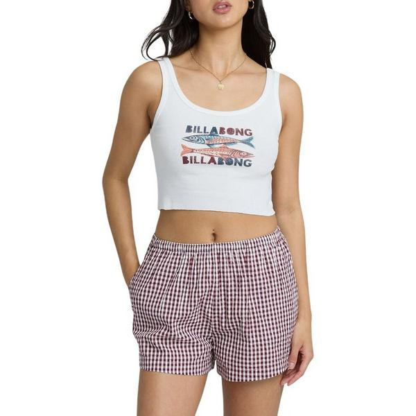 Women's Billabong Salt of the Sea Scoop Neck Tank Top Large Salt Crystal | Scheels Sports