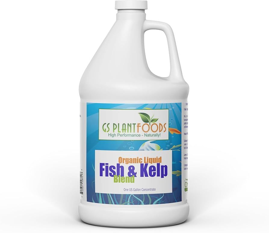 Omri Listed Fish & Kelp Fertilizer by GS Plant Foods (1 Gallon) - Organic Fertilizer for Vegetabl... | Amazon (US)