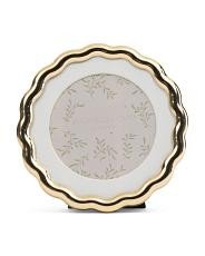 5x5 Matted To 4x4 Round Wavy Tabletop Picture Frame | TJ Maxx