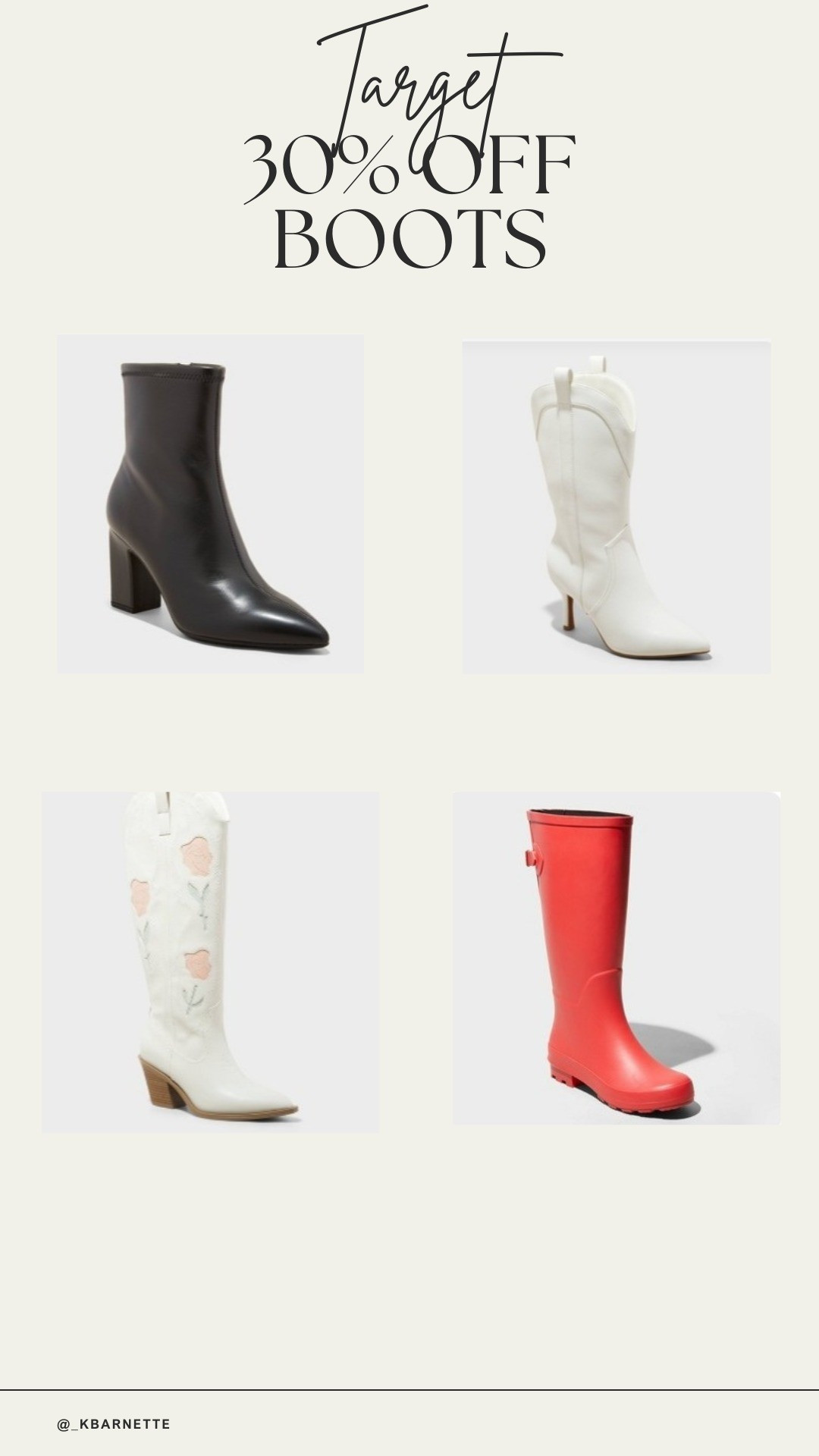 Target boots on saleBoots, cowboy boots, ankle boots, shoes, target shoes, rain boots, winter boots, women's shoes, shoes, affordable shoes#ltkfindsunder100 #ltkseasonal

#LTKSaleAlert #LTKFindsUnder50 #LTKShoeCrush