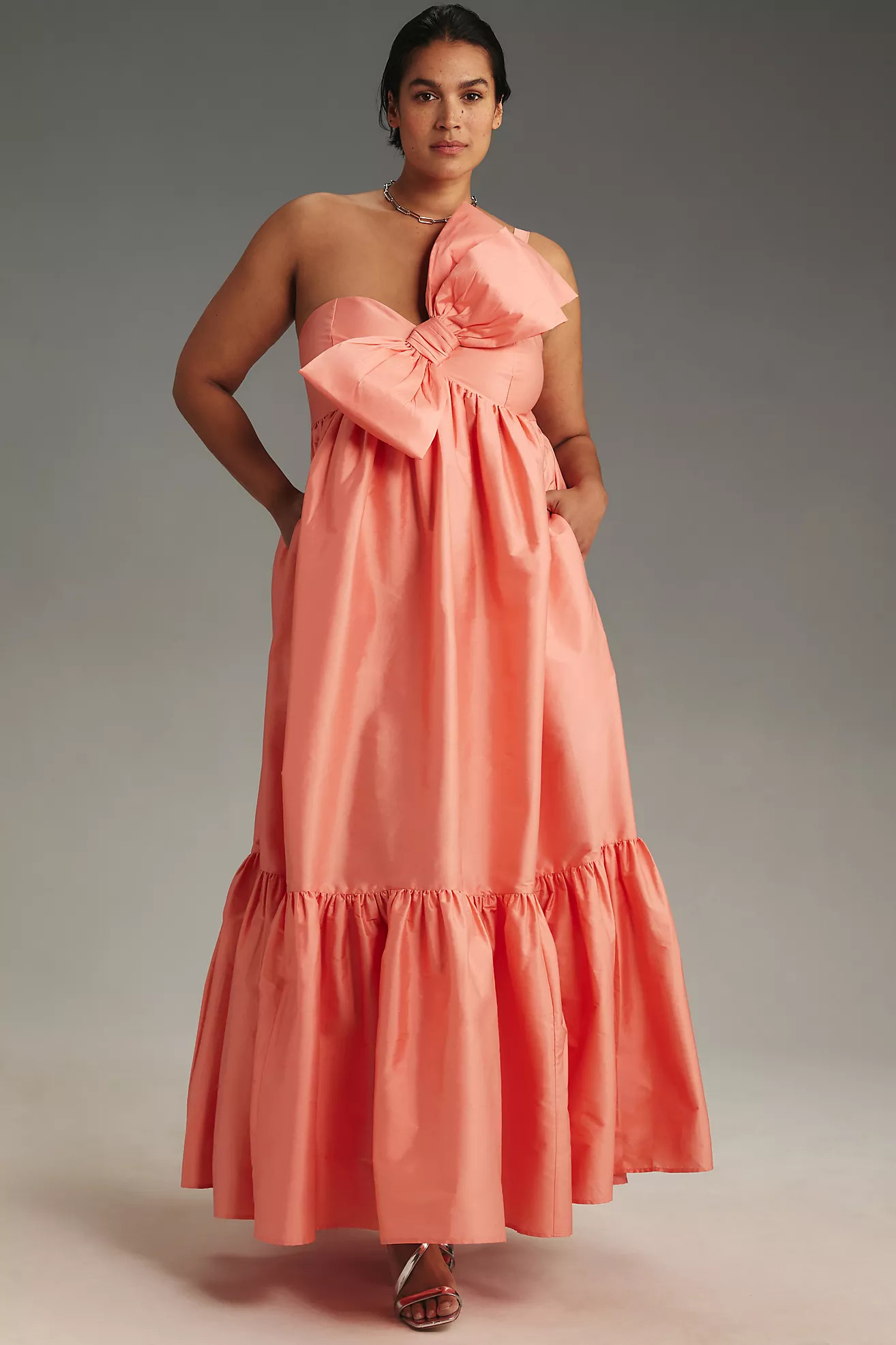 Atsu Sally Bow Midi Dress | Anthropologie (US)