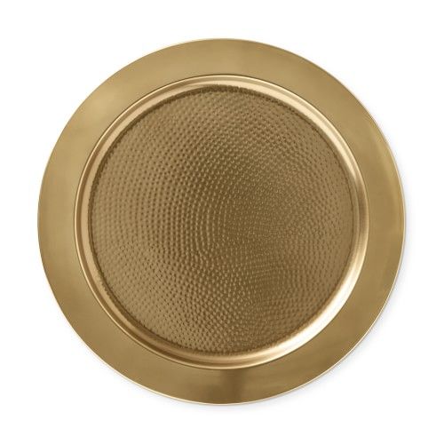 Antique Brass Charger Plate | Williams-Sonoma