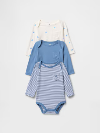 Baby First Favorites Organic Cotton Bodysuit (3-Pack) | Gap (US)
