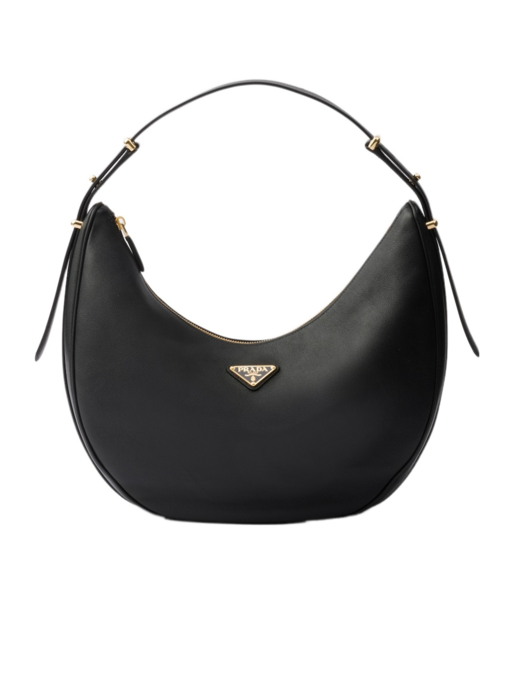 large logo-plaque leather shoulder bag | Senser US