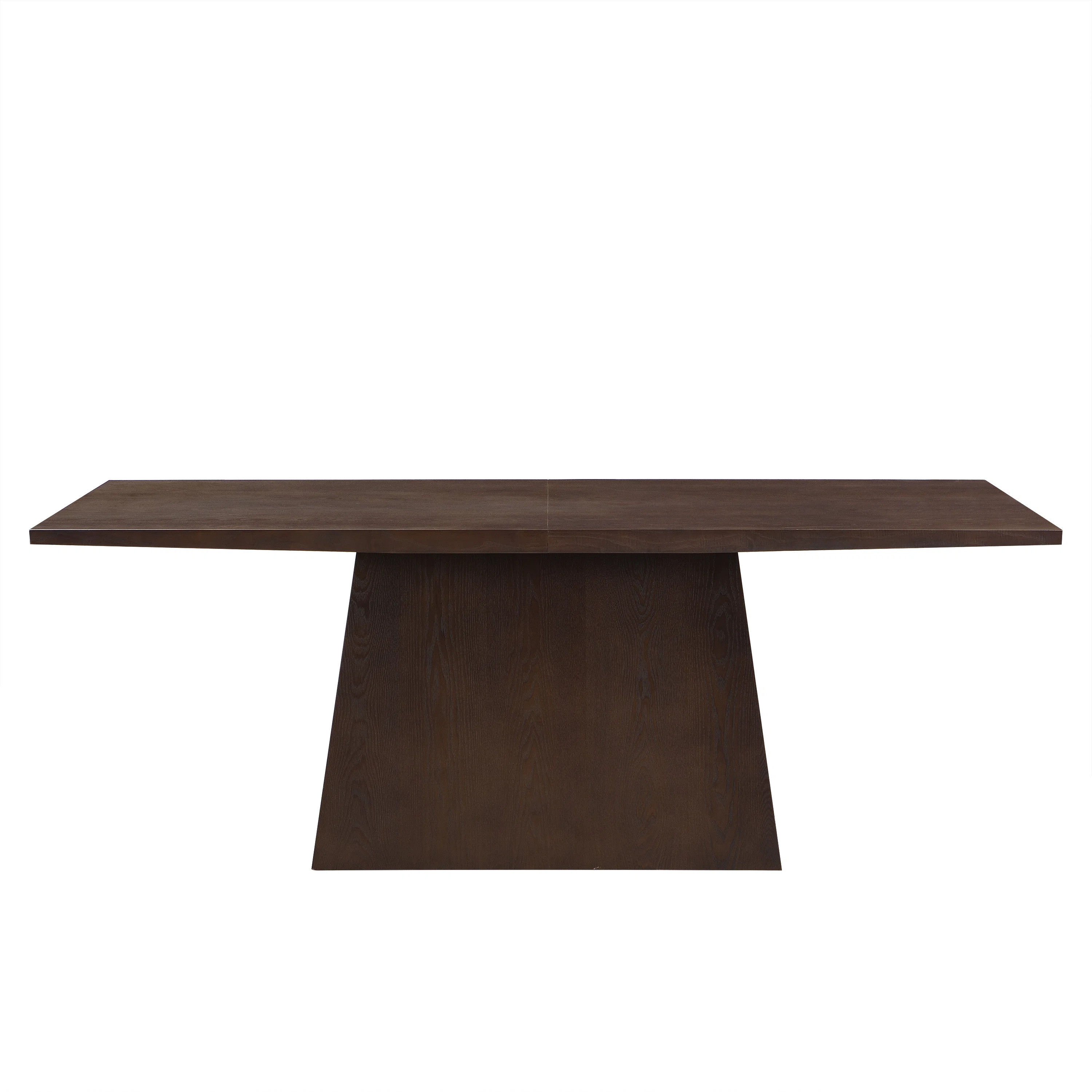 Vireo 82'' Organic Modern Wooden Pedestal Dining Table with Sculptural Base | Wayfair North America