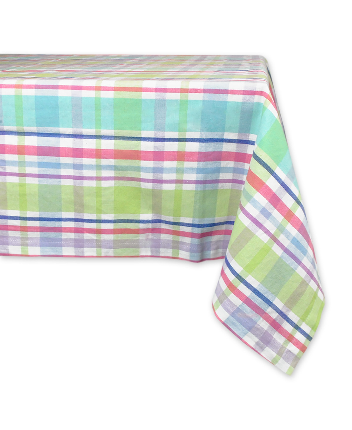 Spring Plaid Tablecloth 60" x 84" - Green | Macy's