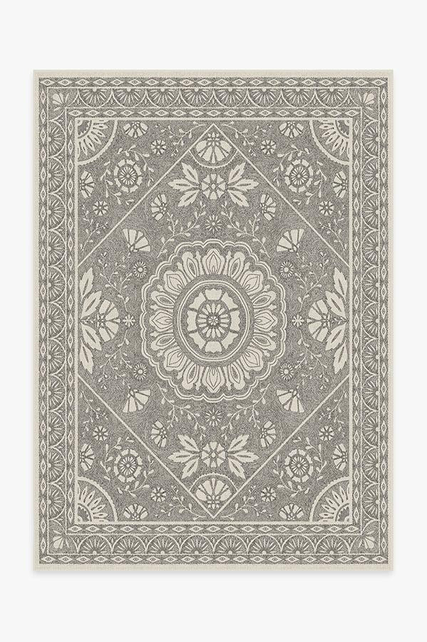 Almana Black & White Rug | Ruggable