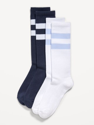 2-Pack Striped Crew Socks | Old Navy (US)