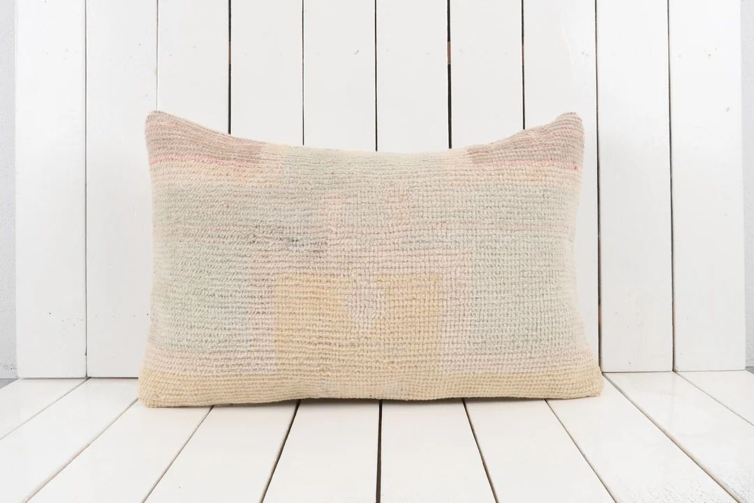 16x24 Decorative Kilim Pillow, Handmade Kilim Pillow, Vintage Kilim Pillow, Kilim Pillow Cover, Turk | Etsy (US)
