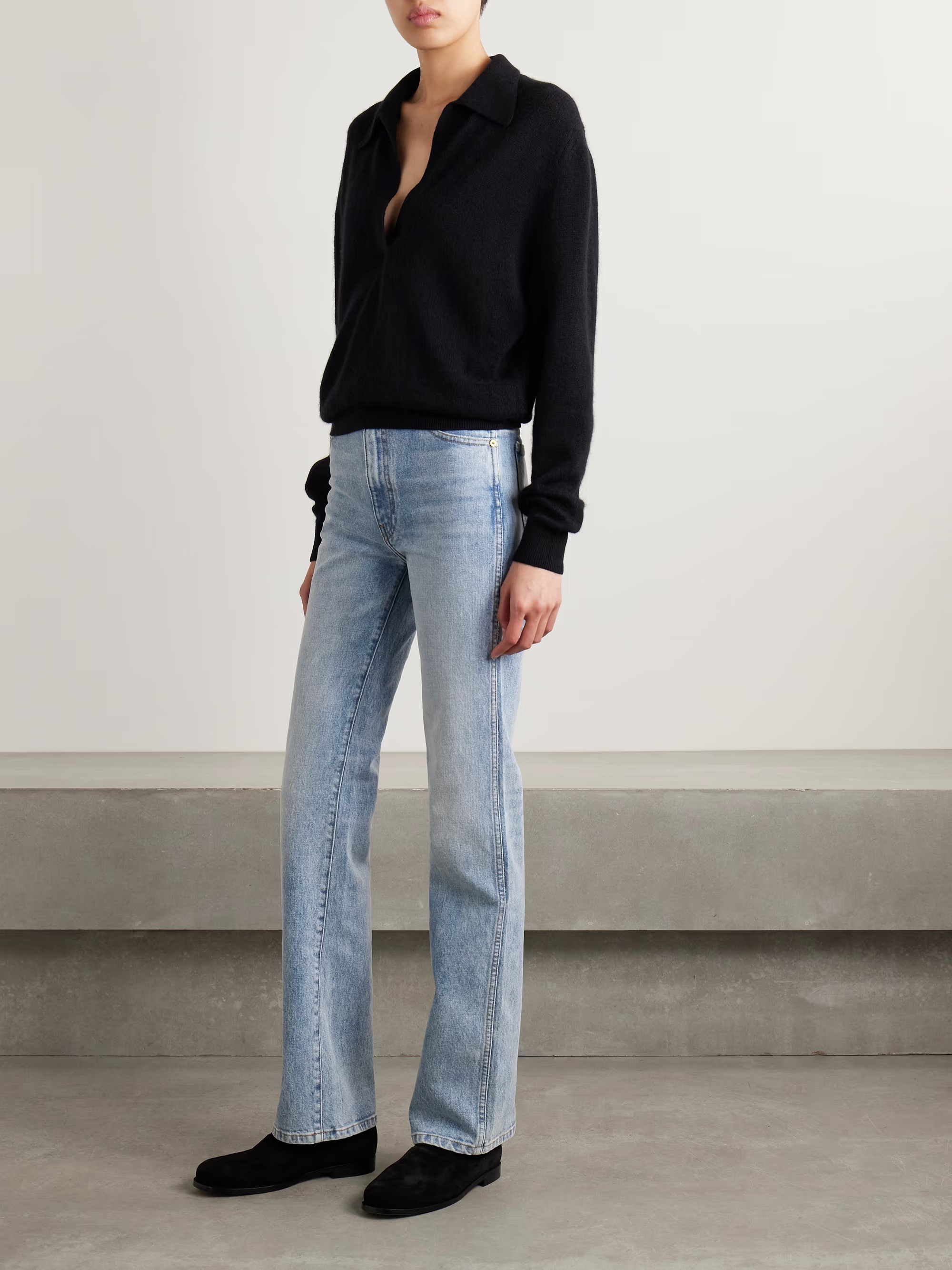 Danielle Stretch high-rise straight-leg jeans | NET-A-PORTER (UK & EU)