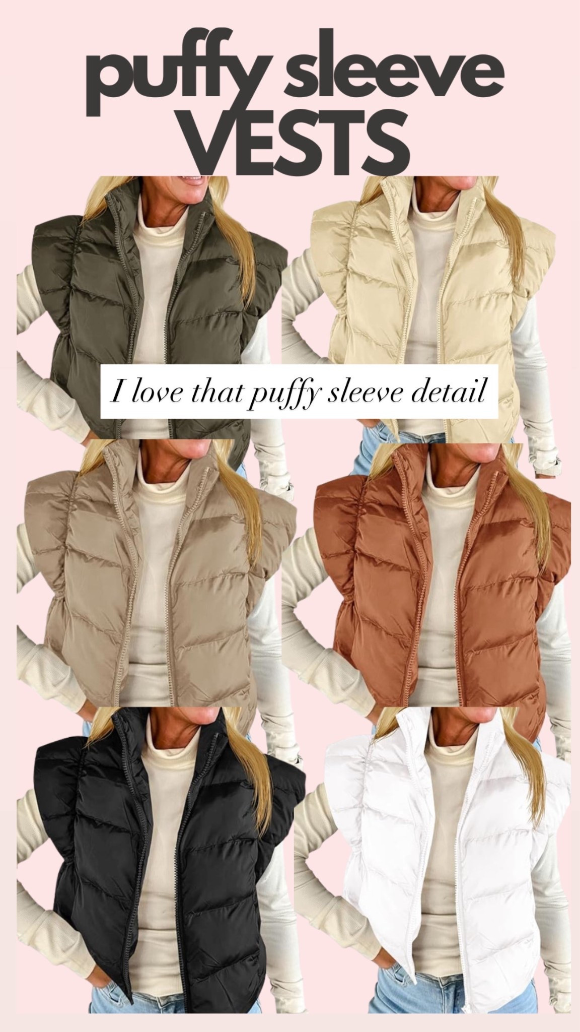 Puffy Vest for women. I love the puffy detail. 

#LTKGiftGuide #LTKHoliday