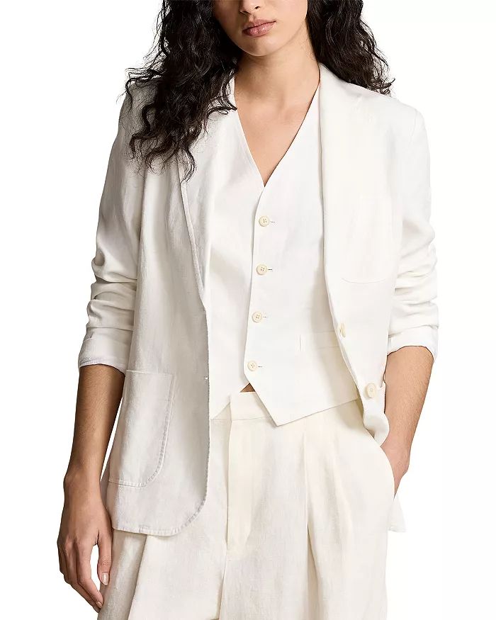 Notch Lapel Two Button Blazer | Bloomingdale's (US)