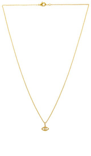 Petite Evil Eye Necklace in Gold | Revolve Clothing (Global)