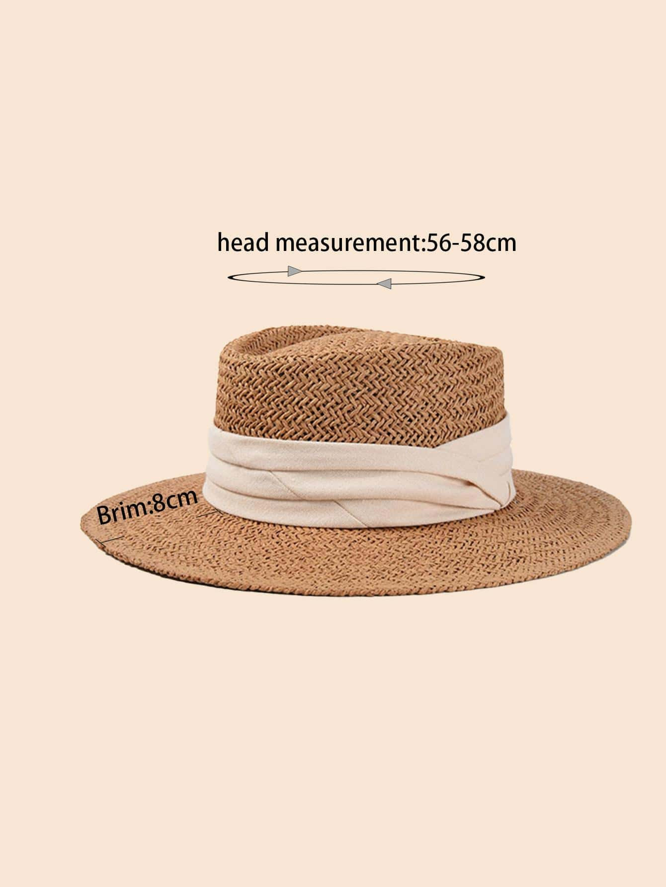 Women Tape Decor Vacation Straw Hat For Summer  SKU: sc2305139969662204(17 Reviews)$7.60$7.22Join... | SHEIN