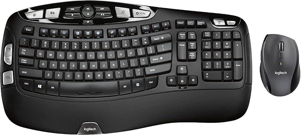 Logitech MK570 Wireless Wave Keyboard and Mouse Combo, Black | Amazon (US)
