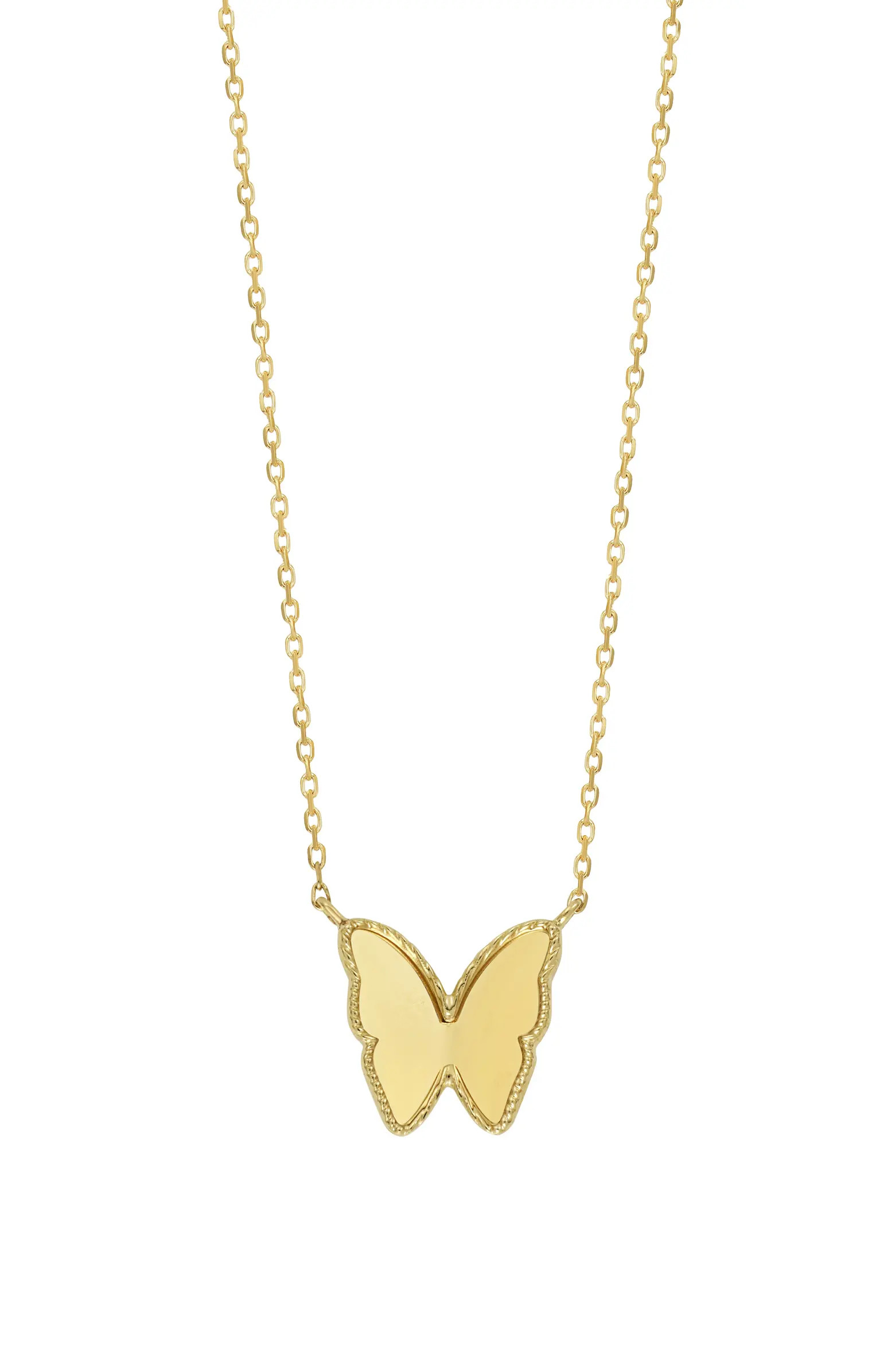 Bony Levy 14K Gold Butterfly Pendant Necklace | Nordstrom | Nordstrom