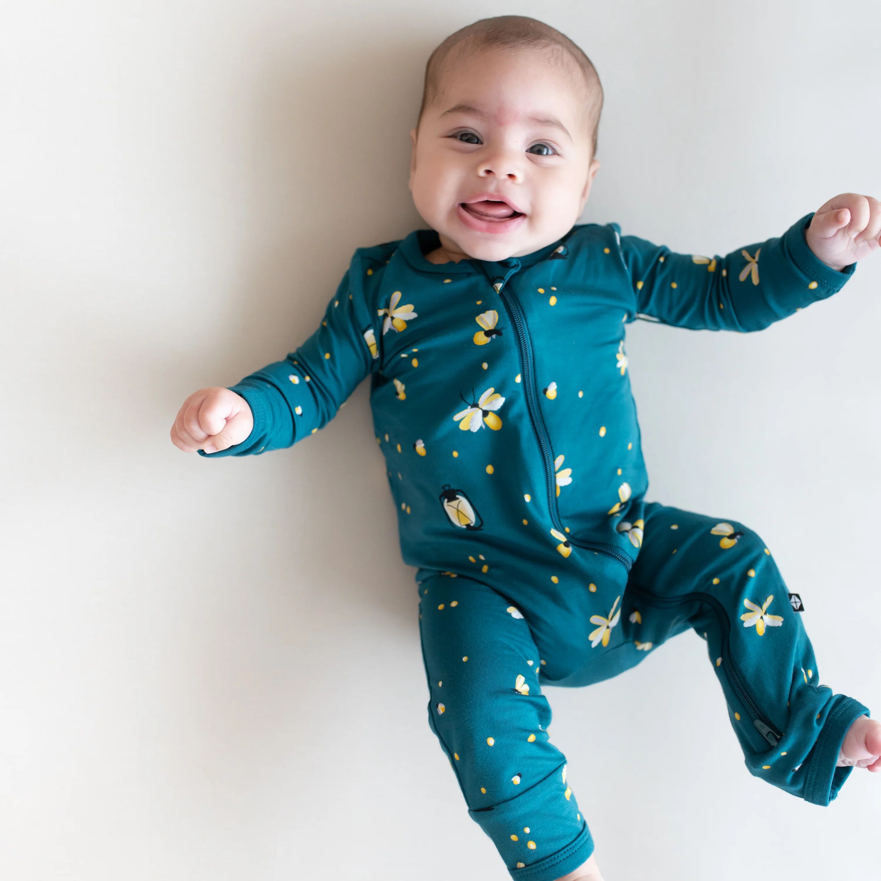 Zippered Romper in Firefly | Kyte BABY