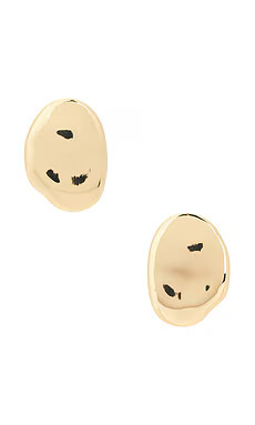 Ettika Molten Metal Statement Stud in Gold from Revolve.com | Revolve Clothing (Global)