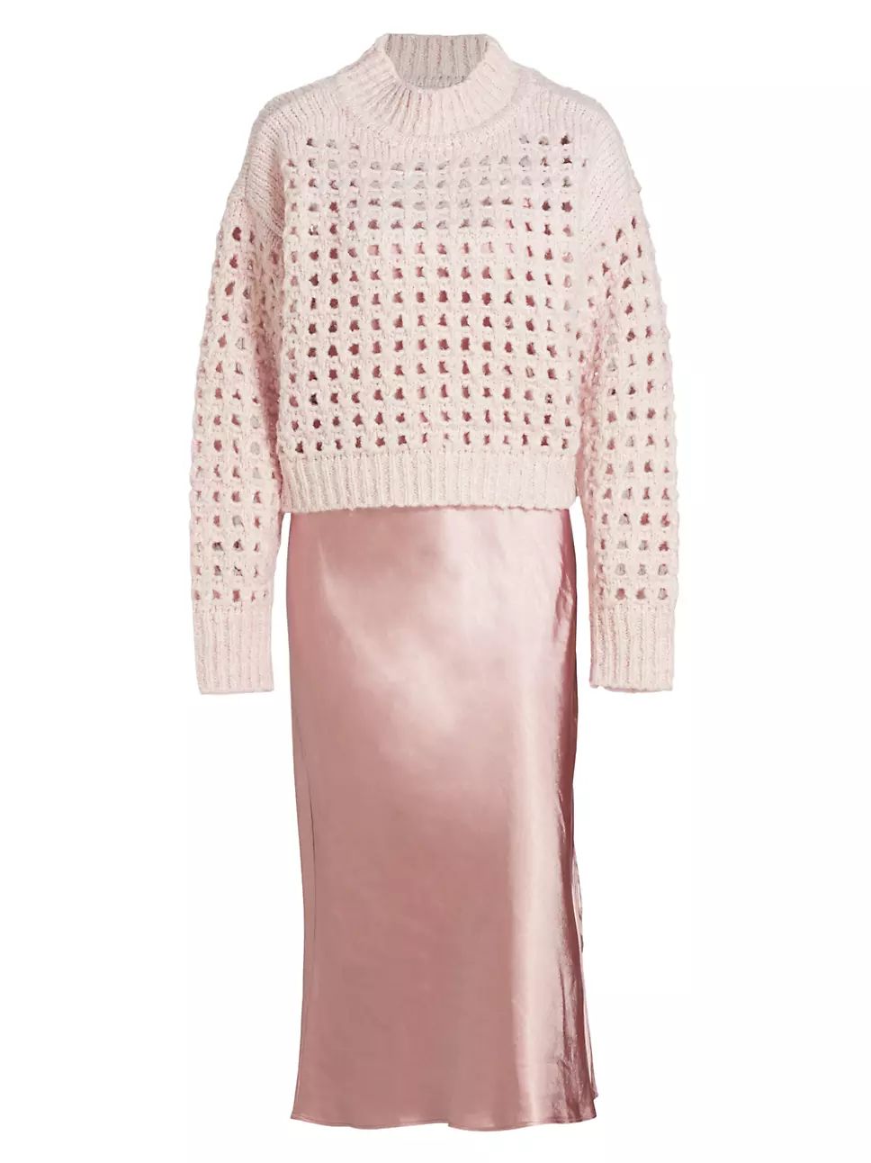Mel Sweater Combination Midi-Dress | Saks Fifth Avenue