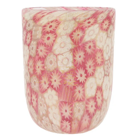 Glassofvenice Murano Glass Tumbler  Rose Gold Millefiori | Etsy | Etsy (US)