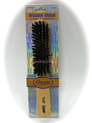 Annie Wooden Brush Natural Boar Bristle #2090- Hard | Amazon (US)