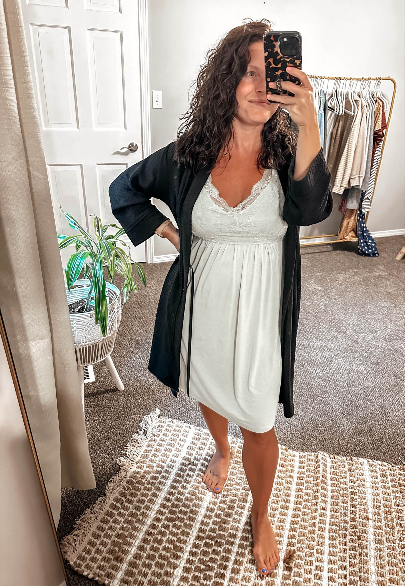 loved this robe so much I had to get it in black 🖤

#LTKBaby #LTKFindsUnder50 #LTKFamily