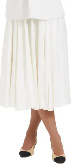 HOUSE OF CB Suzette Satin Midi Skirt | Nordstrom | Nordstrom