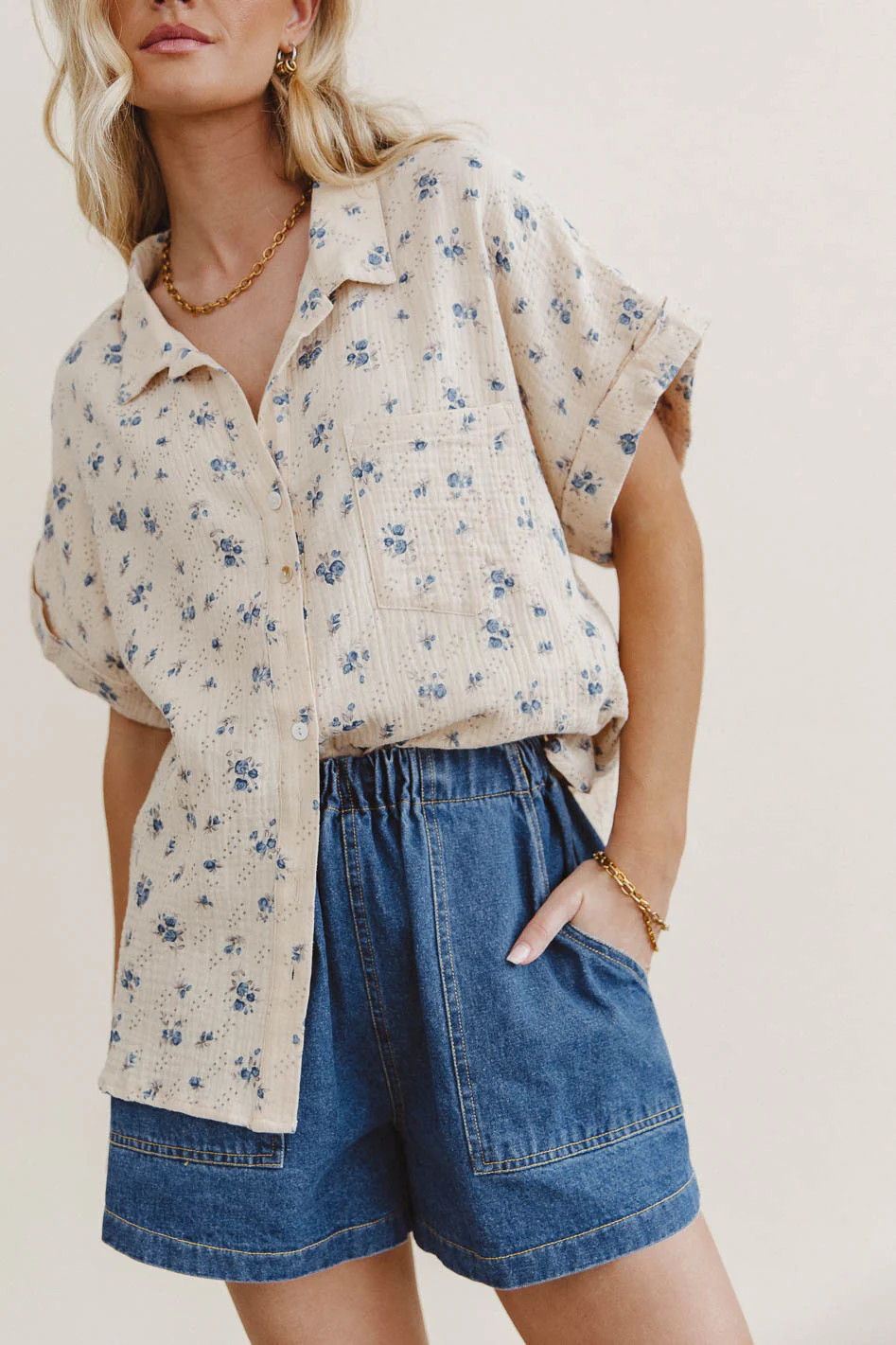Nicoline Floral Button Up | Böhme US
