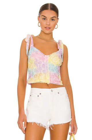 Angie Bustier Top
                    
                    MAJORELLE | Revolve Clothing (Global)