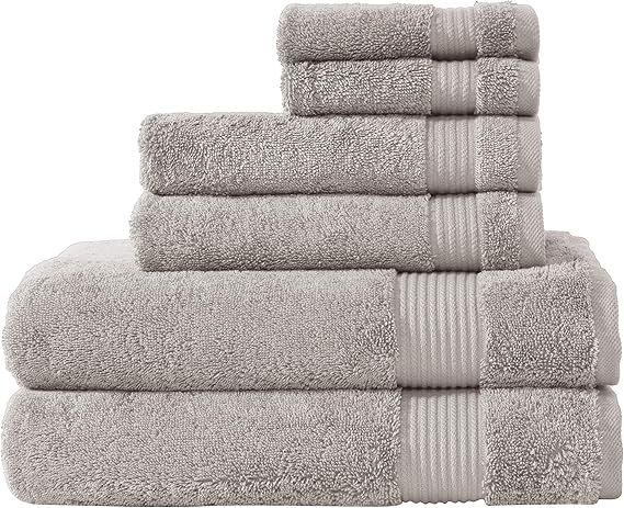 Classic Turkish Towels - Luxury Towel Set for Bathroom, 100% Turkish Cotton, Quick Dry, Soft and ... | Amazon (US)