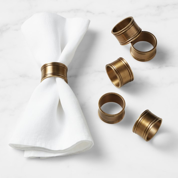 Williams Sonoma Pantry Napkin Rings, Set of 6 | Williams-Sonoma
