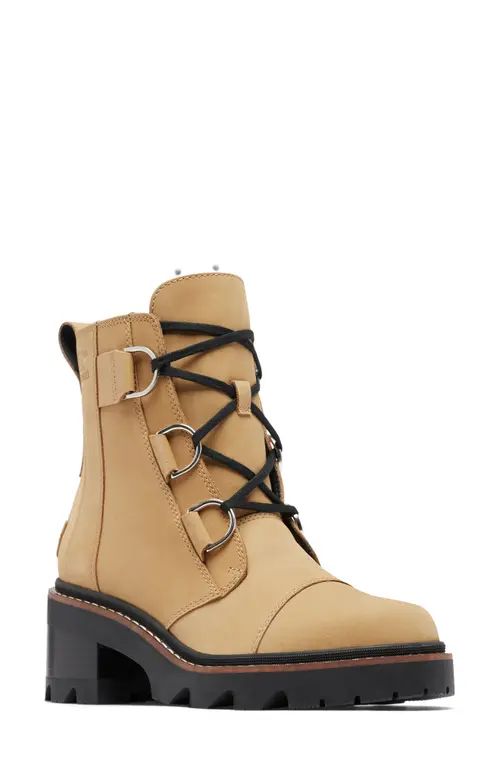 SOREL Joan Now Lace-Up Boot in Caribou Buff/Black at Nordstrom, Size 9.5 | Nordstrom